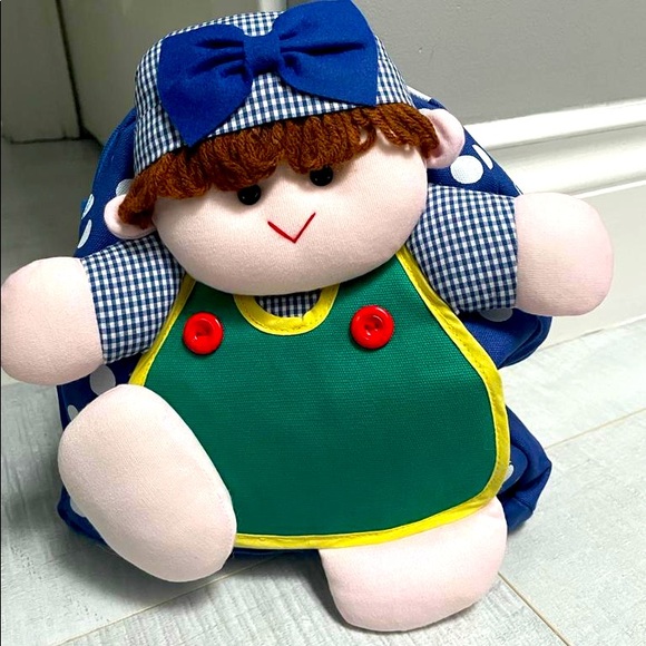 NEW Green Apron design kids backpack.3 diff pcs-$15/3 pcs $11/2 pcs or$8/1 pc. - Picture 1 of 2